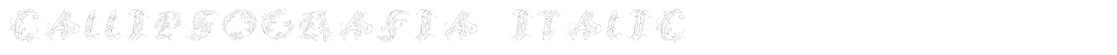 CalliPsoGrafia font preview